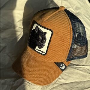 Goorin Bros Brown Corduroy Black Panther Cap